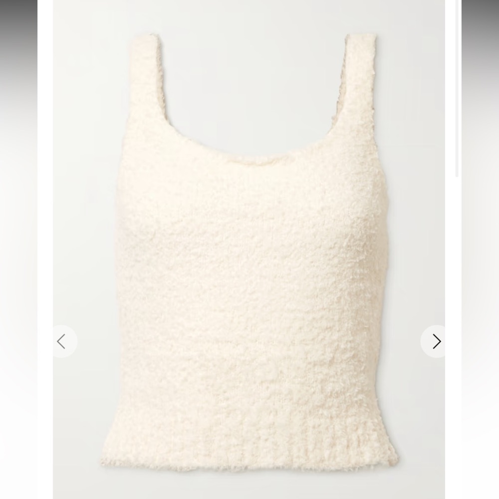 SKIMS
Cozy Knit bouclé tank - Bone